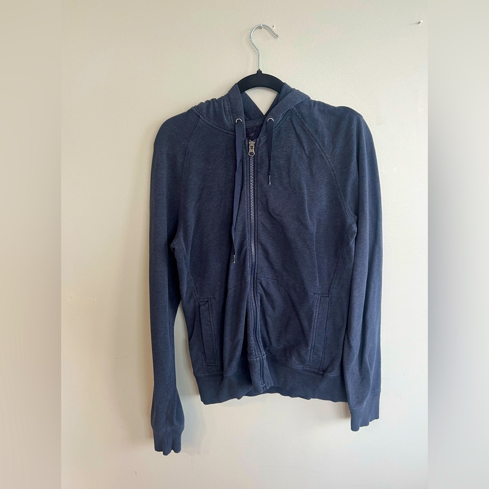 Lululemon full zip hoodie blue